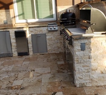 L Shaped Outdoor Kitchens - Creative Outdoor Kitchens of Florida