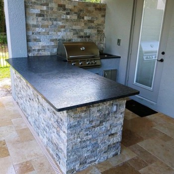 L Shaped Outdoor Kitchens - Creative Outdoor Kitchens of Florida